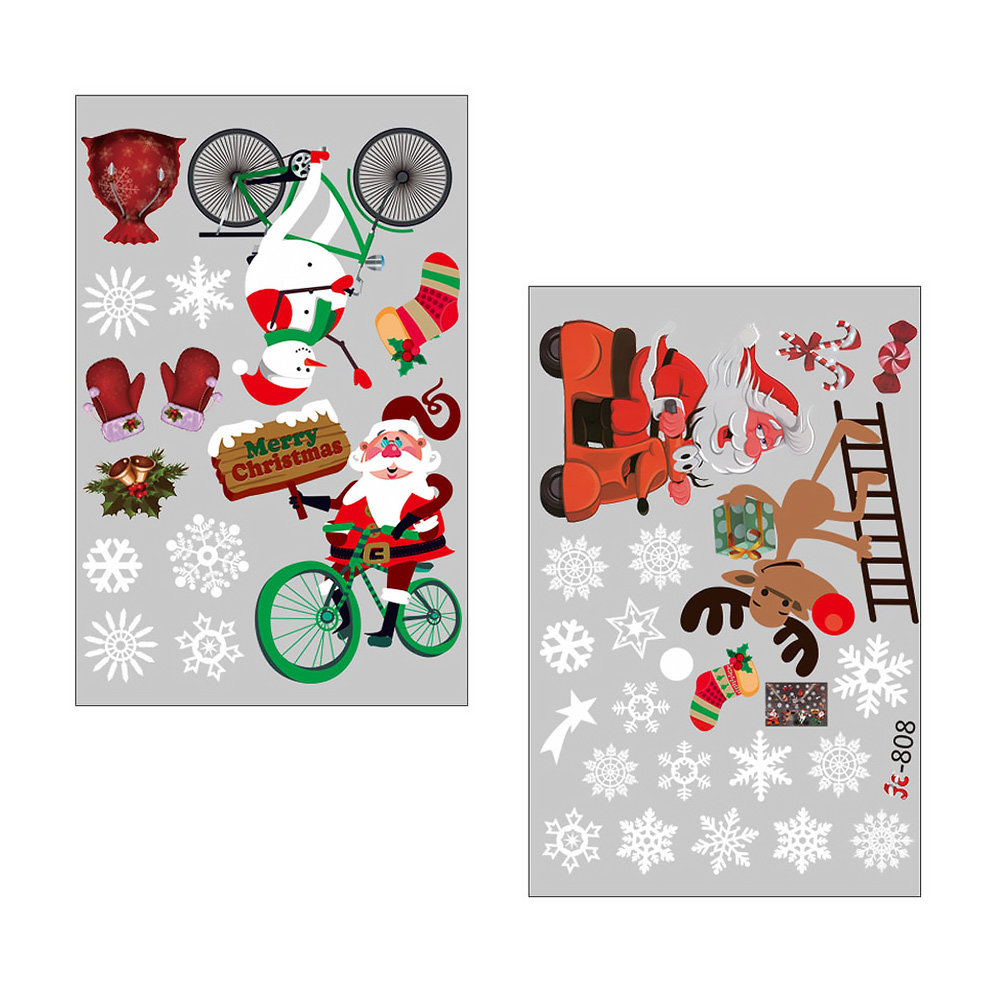 Snowflake Window Decal - Autocollants de fenêtre d'hiver, décorations de