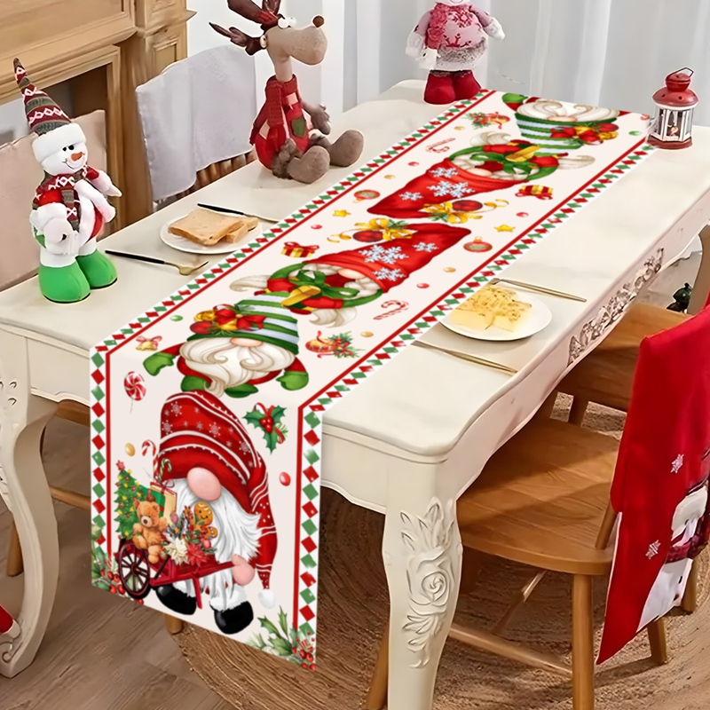 Christmas Table Runner - Chemin de Table de noël, drapeau
