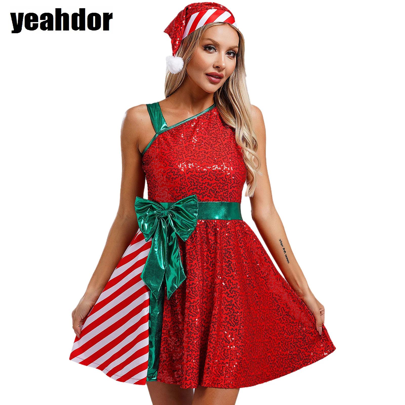 Elf Costume Christmas - Robe de noël du père noël,