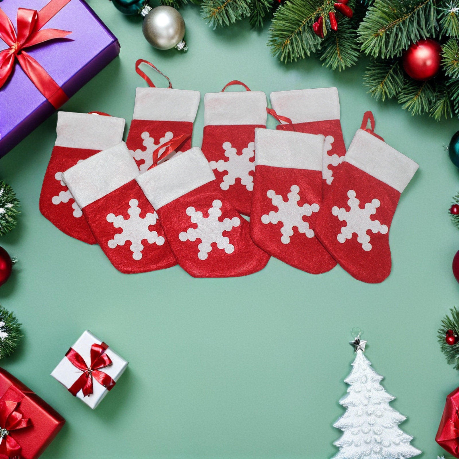 24 mini chaussettes de Noël en - Christmas Stocking Hanging avis et prix