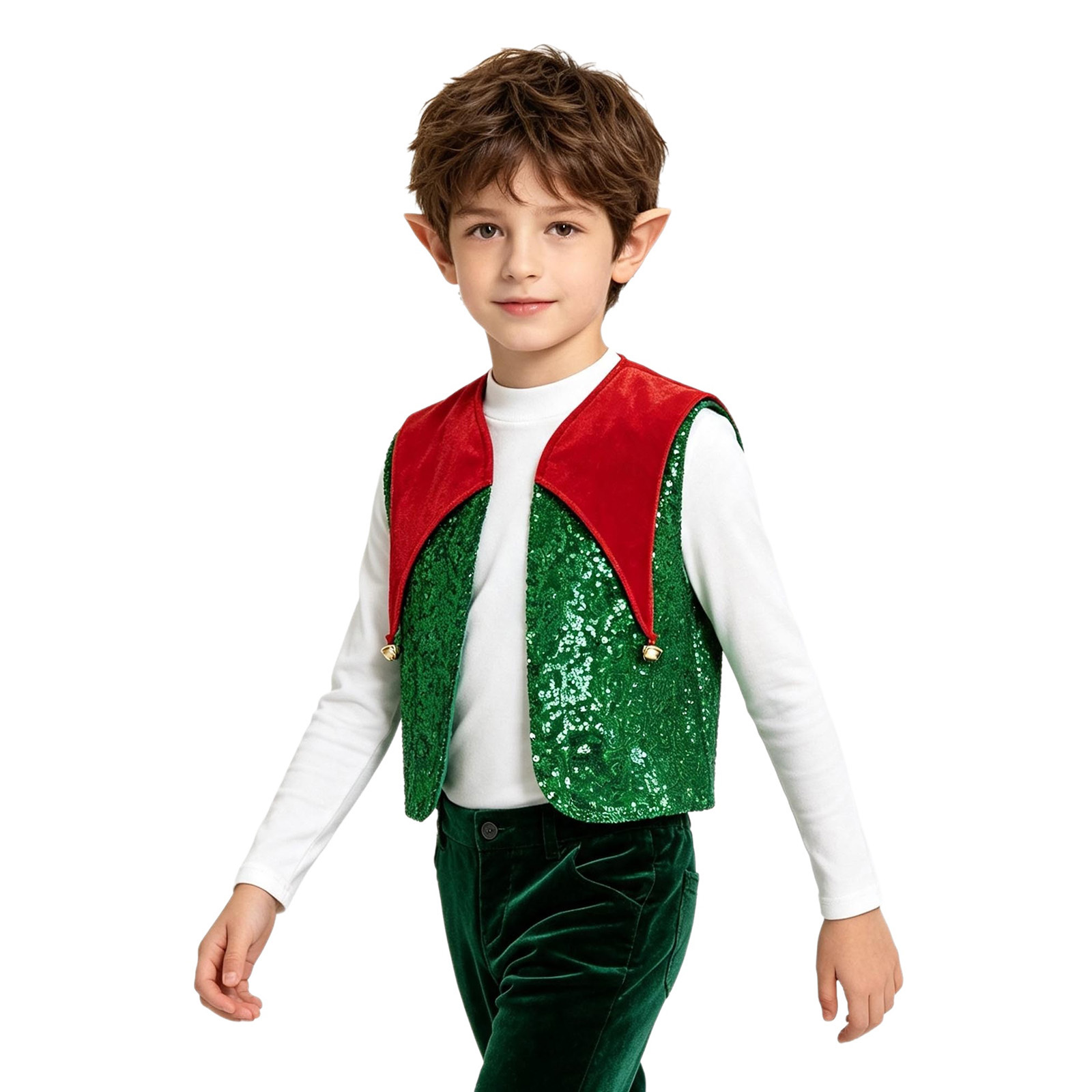 Gilet de Noël unisexe pour enf - Elf Costume Christmas avis et prix