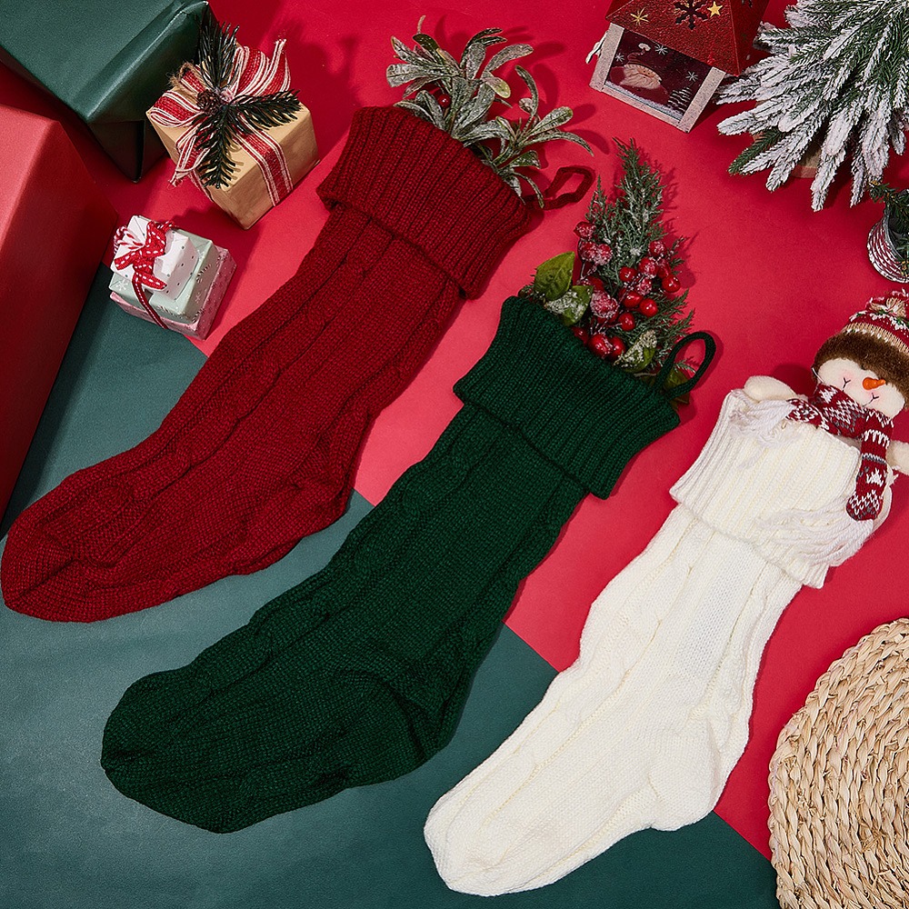 3 sacs à suspendre en fibre ac - Christmas Stocking Hanging avis et prix