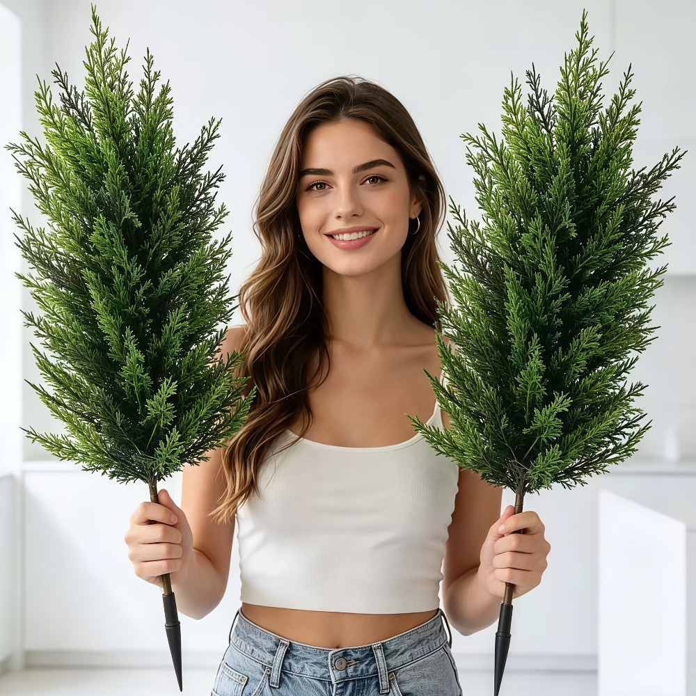 Lot de 2 poteaux décoratifs d' - Christmas Tree Artificial avis et prix