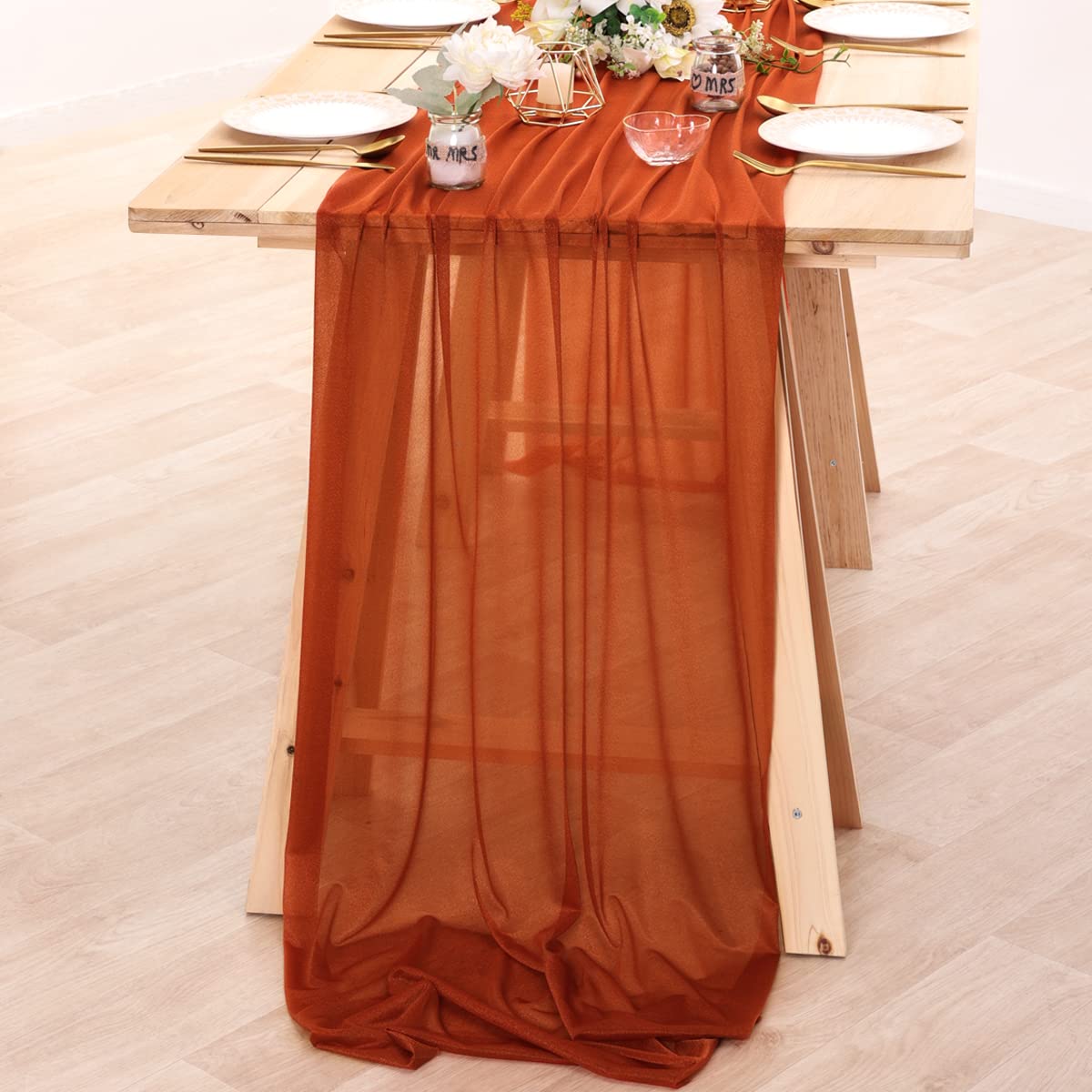 Chemin de Table en mousseline  - Christmas Table Runner avis et prix