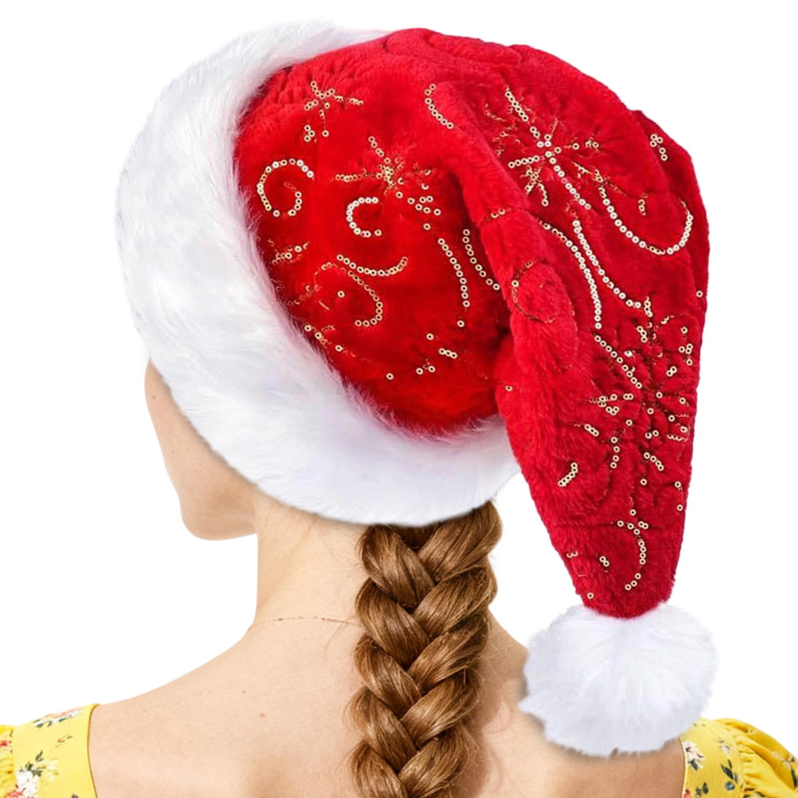 Chapeau de noël en peluche, co - Santa Hat Plush avis et prix