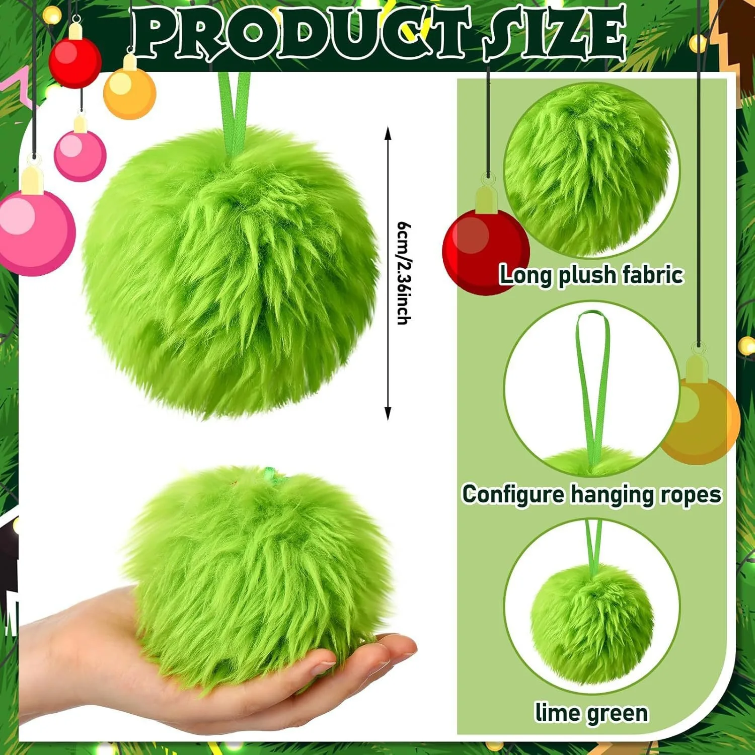 Boule de noël longue en peluch - Santa Hat Plush avis et prix