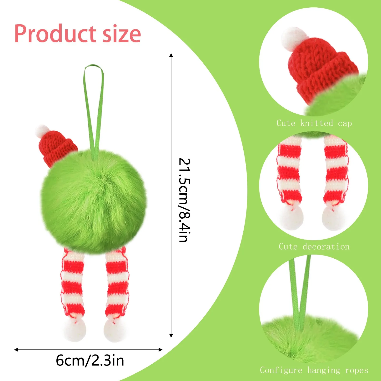 Boule de noël longue en peluch - Santa Hat Plush avis et prix