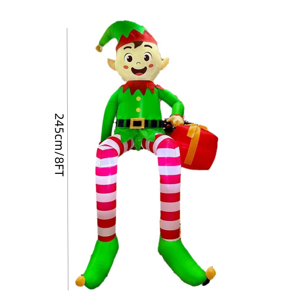 8FT gonflables de noël assis e - Christmas Lights Outdoor avis et prix