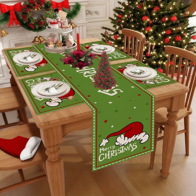 VIKAMA Ensemble de sets de tab - Christmas Table Runner avis et prix