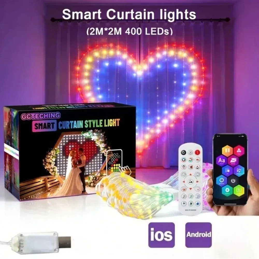 Rideaux lumineux LED RGB intel - Led Fairy String Lights avis et prix