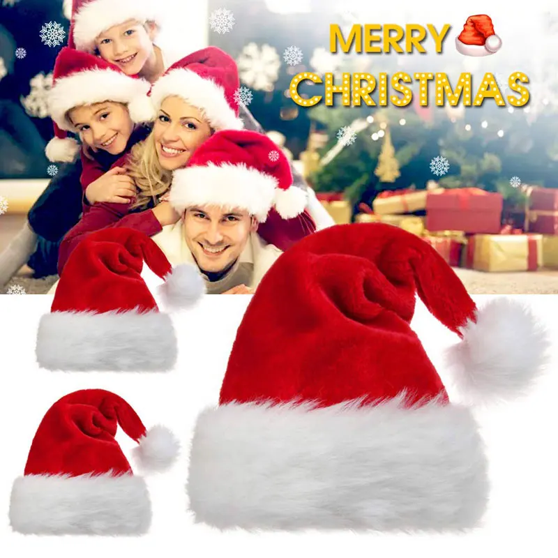 Chapeau de Père Noël en peluch - Santa Hat Plush avis et prix