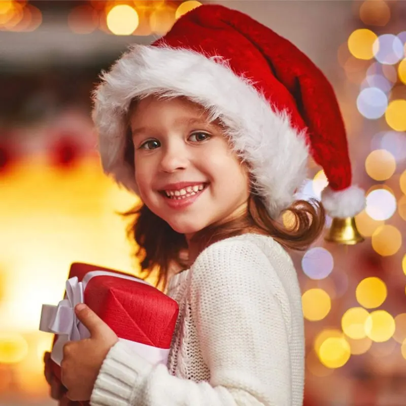 Chapeau de Père Noël en peluch - Santa Hat Plush avis et prix