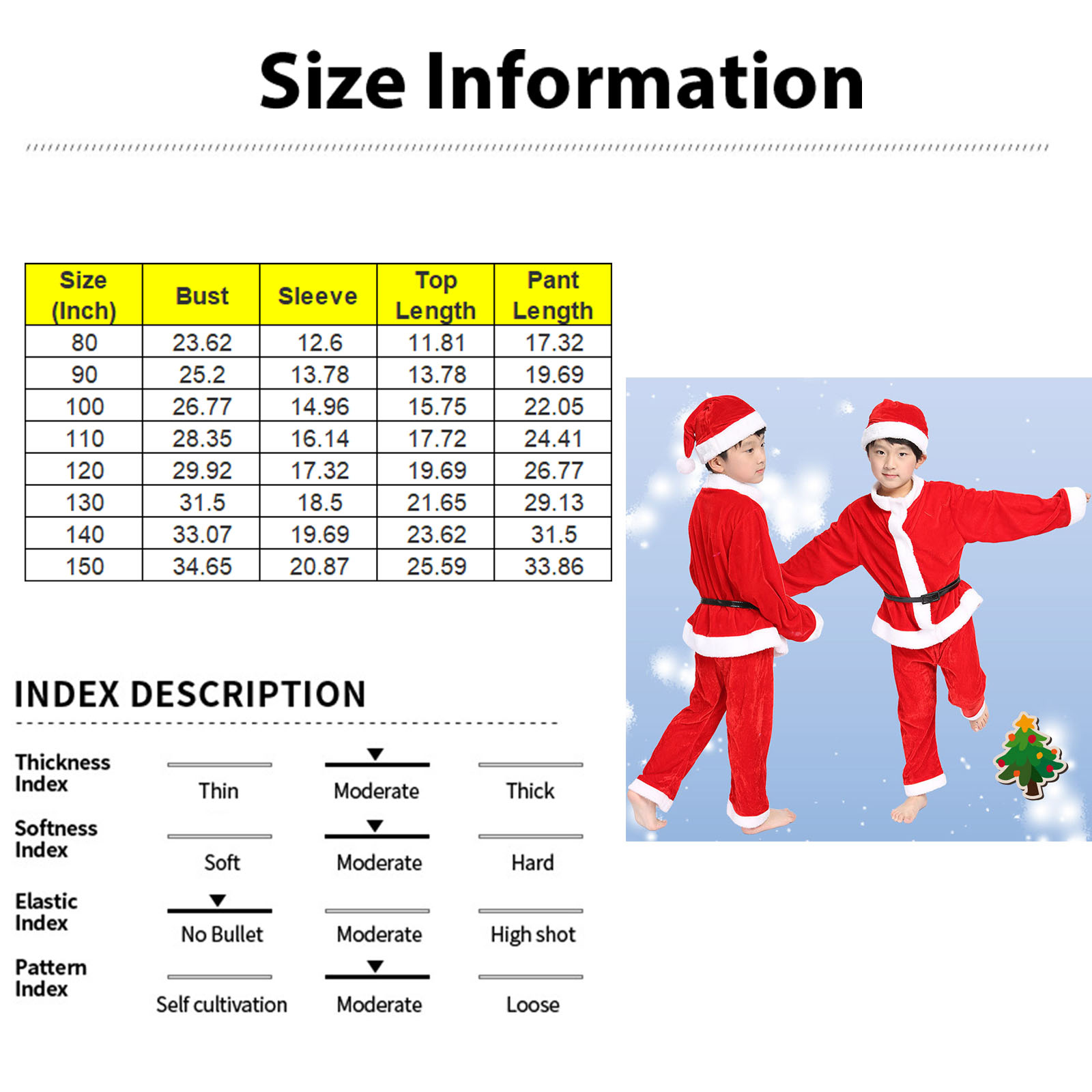 Costume de père noël pour enfa - Elf Costume Christmas avis et prix