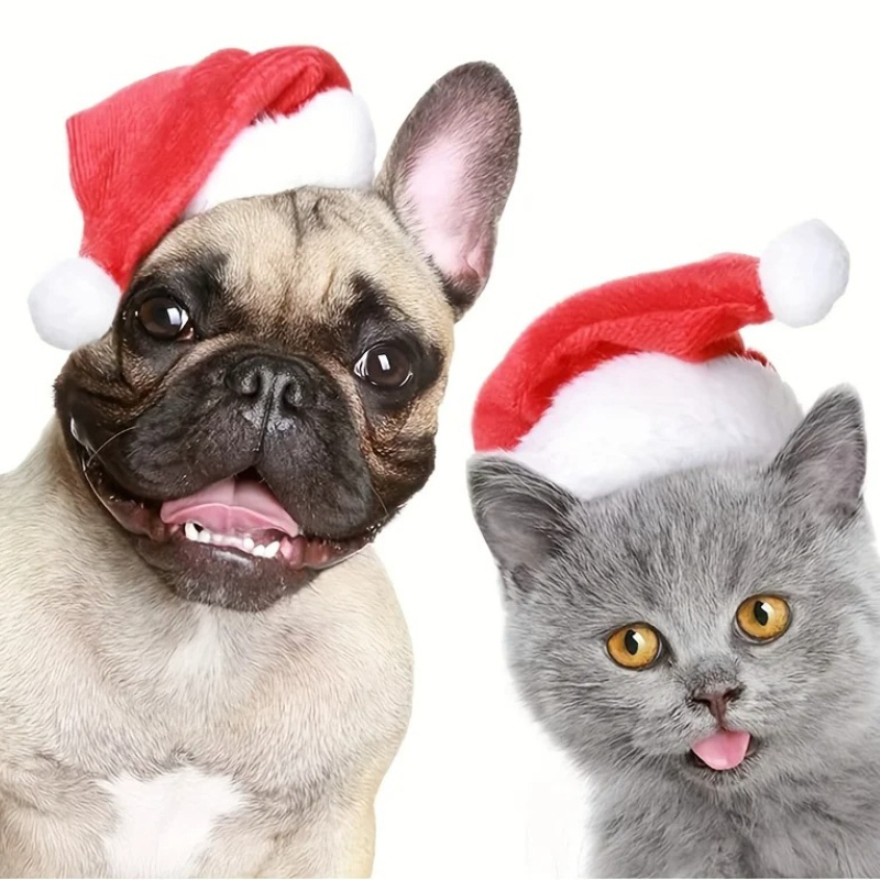 1-10 pièces de chapeaux de Noë - Santa Hat Plush avis et prix