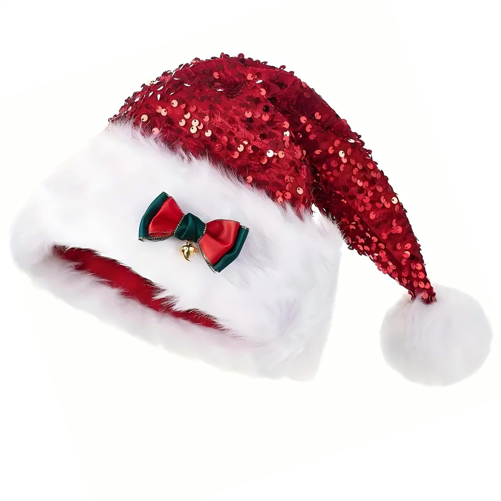 Chapeaux de noël en peluche av - Santa Hat Plush avis et prix