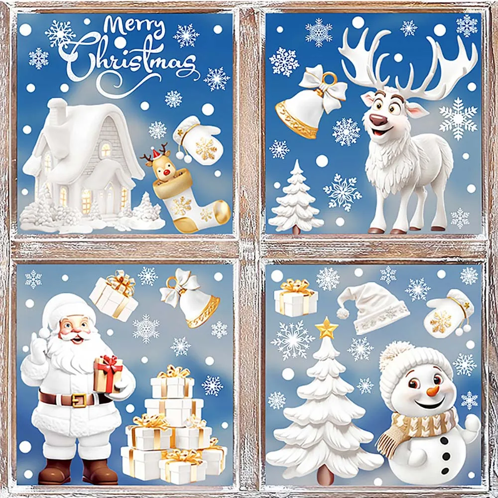 Autocollants de fenêtre de Noë - Snowflake Window Decal avis et prix